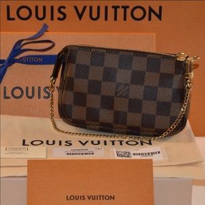 Authentic Louis Vuitton Mini Pochette DamiereEbene